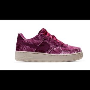 Nike Air Force zones crushed velvet purple